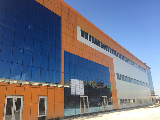 Gepersonaliseerde grootte Staalstructuur Gebouw Hot Dip gegalvaniseerde verf bespuiting