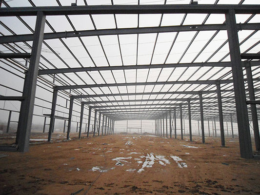 Hoogsterke staalconstructies Werkplaats Lage koolstofstaal voor industriële gebouwen