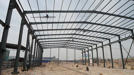 Duurzaam staalframe Prefab industriële gebouwen Kolombalk