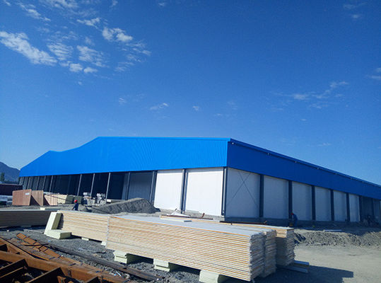 XGZ Prefab Metal Warehouse Gebouw Gelast En Warm Rolling H sectie staal