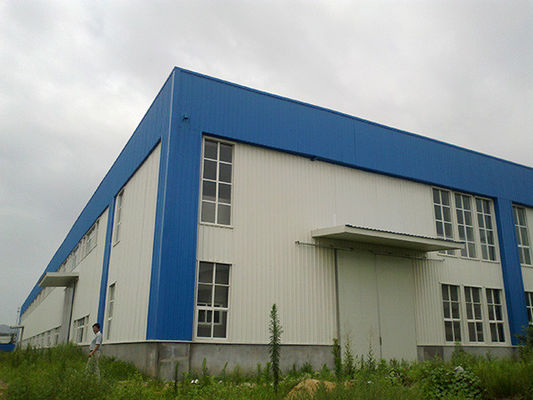 Contemporary Prefab Metalen Warehouse Staal Op maat gemaakte kleur