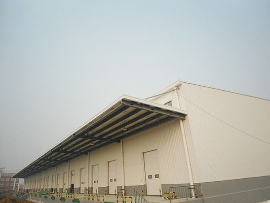 Lichte staal Q235B Q355B Structure Warehouse voor aanpasbare werkruimtes