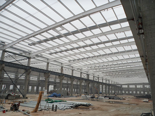 Q355 Prefab-gebouw Constructie Metalen frame gegalvaniseerd Geverfd