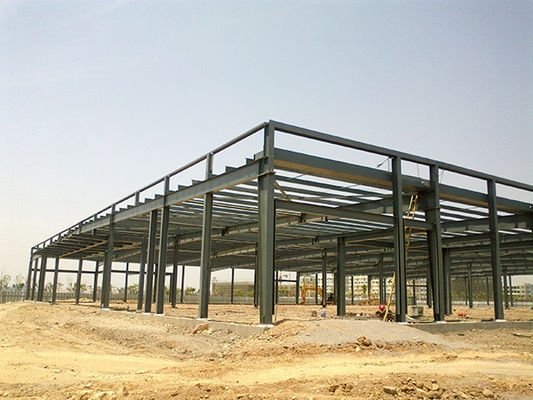 Gepersonaliseerd ontwerp Fabriek Staalgebouwen Prefabricated Hot Dip Galvanized