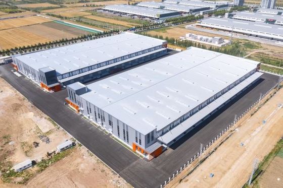 Goedkope en duurzame industriële gebouwen met geprefabriceerde staalconstructies