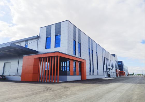 Stalen constructie fabriekswerkplaats gebouw prefab stalen constructie magazijn engineering opslaggebouwen