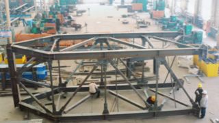 Verwerkingsvideo van stalen corridorachtige constructies